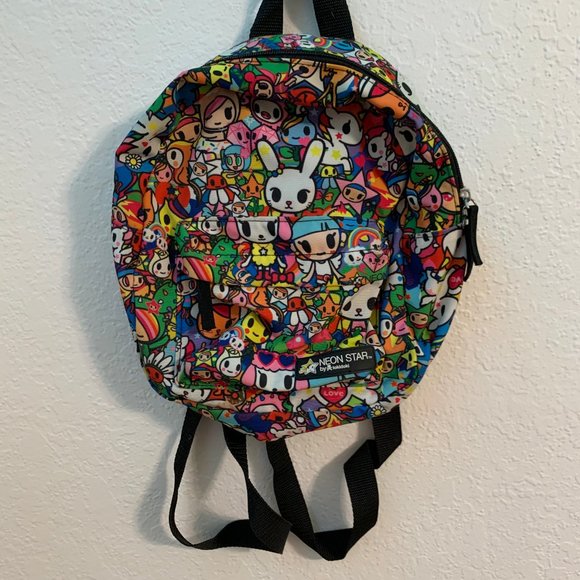 tokidoki Handbags - Loungefly Neon Star by Tokidoki Mini Backpack